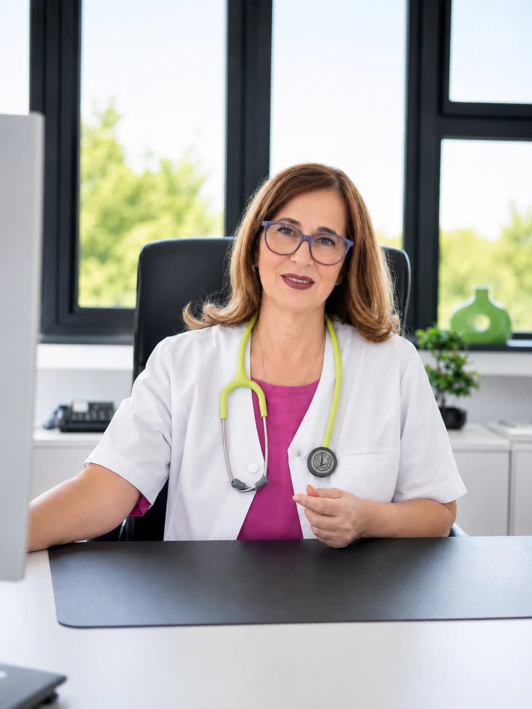 Dr. Teaha Cristina în cabinet